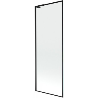 Vanová zástěna Mexen Next L s jedním křídlem 70 x 150 cm, černý rám, černá - 895-070-000-03-70-70