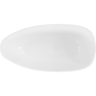 Volně stojící vana Mexen Imola z konglomerátu 170 x 88 cm, bílý lesk - 57281708510