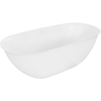 Volně stojící vana Mexen Siena z konglomerátu 170 x 80 cm, matná bílá - 57291708000