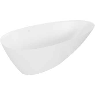 Volně stojící vana Mexen Milano z konglomerátu 150 x 82 cm, matná bílá - 57301508500