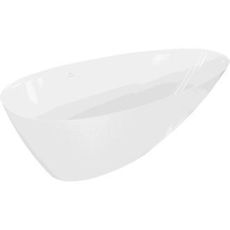 Volně stojící vana Mexen Milano z konglomerátu 150 x 82 cm, bílý lesk - 57301508510
