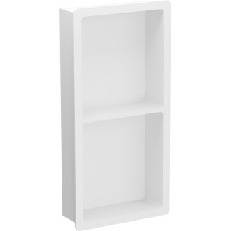 Zapuštěná police Mexen X-Wall-K z konglomerátu 62,2 x 30,7 cm, bílá - 1900623010