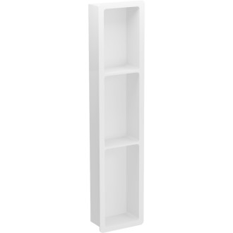 Zapuštěná police Mexen X-Wall-K z konglomerátu 93,2 x 20,7 cm, bílá - 1900932010