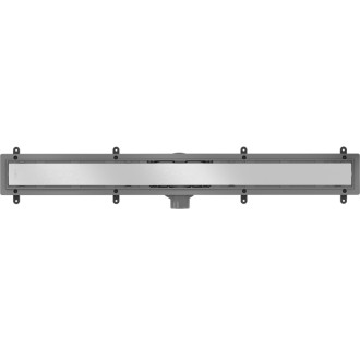 Mexen Plochý lineární odtok z ABS 2v1 90 cm, nerezová ocel - 1069090