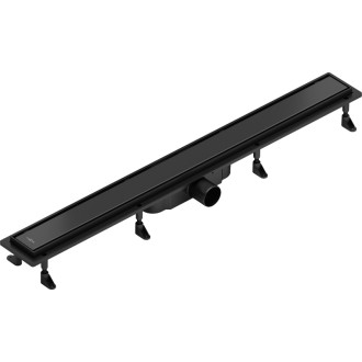 Mexen Plochý ABS lineární odtok 2v1 90 cm, černý - 1769090