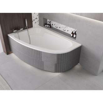 Polystyrenové svítidlo Mexen X-ST LED pro rohovou vanu 240 cm, bílé - 55022-01