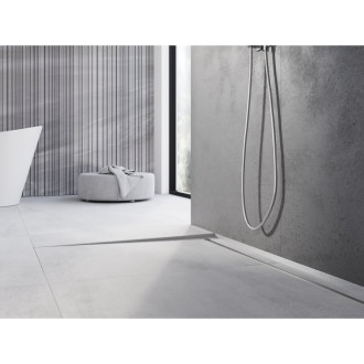 Spádová lišta Mexen Line-B 120 cm levá, nerezová ocel - 181001120L