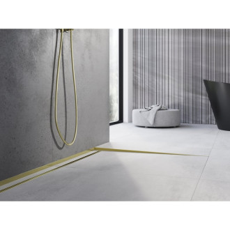 Spádová lišta Mexen Line-B 180 cm pravá, zlatá - 185001180R