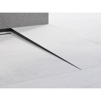 Spádová lišta Mexen Line-B 180 cm pravá, černá - 187001180R