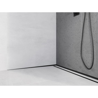 Spádová lišta Mexen Line-B 180 cm pravá, černá - 187002180R