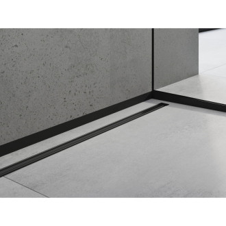 Mexen Line-B přední lišta do sprchové vaničky 130 cm, černá - 187003130U