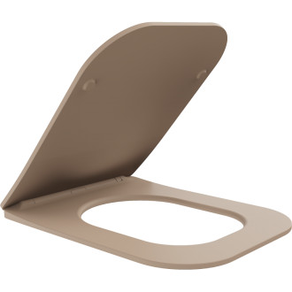 WC sedátko Mexen Teo s tlumeným dovíráním, duroplast, matné cappuccino - 39840064