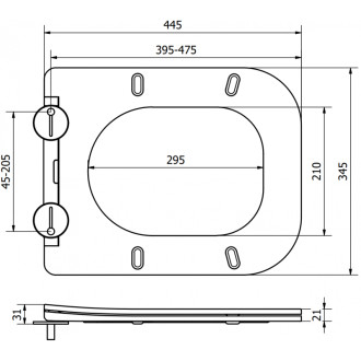 WC sedátko Mexen Teo s tlumeným dovíráním, duroplast, matné cappuccino - 39840064