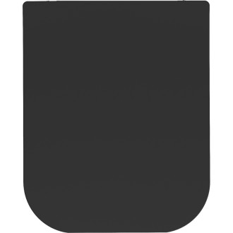 Záchodové sedátko Mexen Madox slim s tlumeným dovíráním, duroplast, matná černá - 39154085