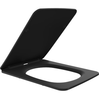 WC sedátko Mexen Vera s tlumeným dovíráním, duroplast, matná černá - 39164085