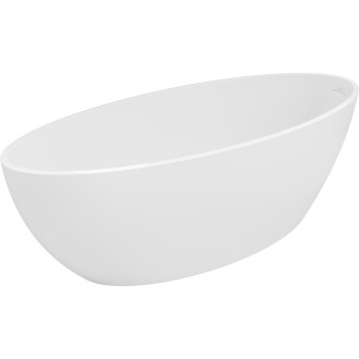 Volně stojící vana Mexen Prato z konglomerátu 170 x 70 cm, matná bílá - 57251707000