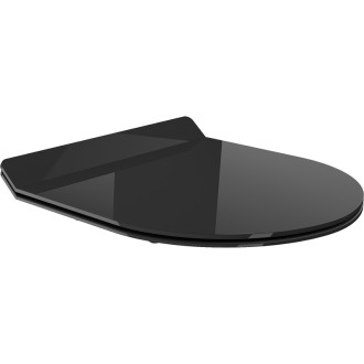 Mexen Lena WC sedátko s tlumeným dovíráním, duroplast, černý lesk - 39242070