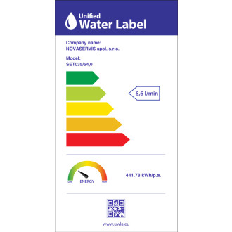 Sprchová souprava + sprchová baterie s horním vývodem 54062