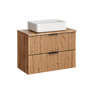 Zestaw meblowy 80cm z blatem i umywalką nablatową Magic