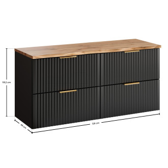 Comad SET-ADB B NAT WOTAN 120CM Koupelnová sestava 120 cm s deskou
