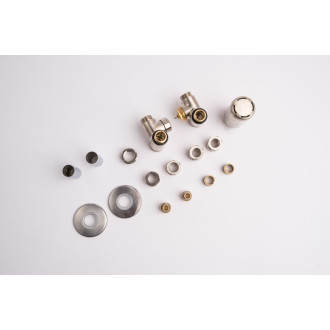 Termostatický ventil pro ústřední vytápění P.M.H. Runa 6x7 cm nerez RUN-R-SS