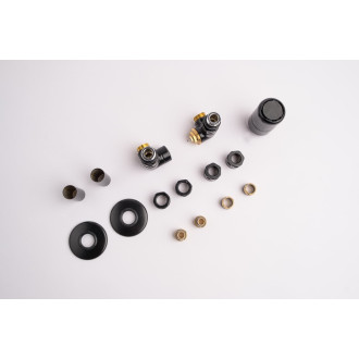 Termostatický ventil pro ústřední vytápění P.M.H. Sigma 6x7 cm černá SIG-R-B