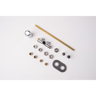 Termostatický ventil pro ústřední vytápění P.M.H. Nova 6x7 cm chrom NOV-R-C