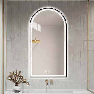 Zrcadlo LED 60x100cm DASH BLACK