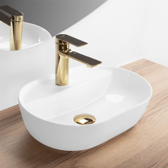 Rea REA Aura umyvadlo na desku, bílé  REA-U6617 REA-U6617