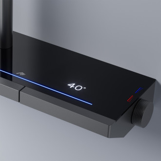 REA Pedro sprchový set s termostatem, titan  REA-P0896