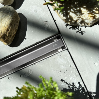 REA Odtokový žlab Neox Slim Pro 70n kartáčovaný nikl REA-G4810