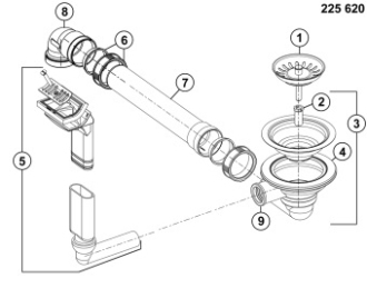 Blanco CLASSIC 45 S Silgranit antracit oboustranné provedení bez exc.