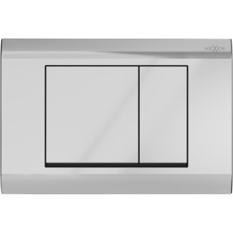 Pneumatické splachovací tlačítko Mexen Fenix Air 01, lesklý chrom - 6A0101