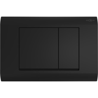 Pneumatické splachovací tlačítko Mexen Fenix Air 01, černé - 6A0103