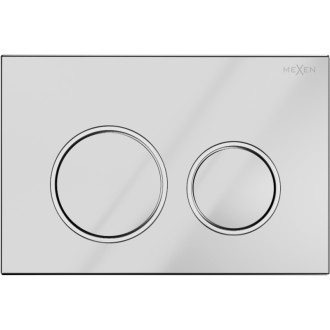 Pneumatické splachovací tlačítko Mexen Fenix Air 07 XS, lesklý chrom - 6A0701
