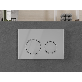 Pneumatické splachovací tlačítko Mexen Fenix Air 07 XS, lesklý chrom - 6A0701