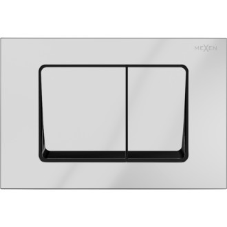 Pneumatické splachovací tlačítko Mexen Fenix Air 10 XS, lesklý chrom - 6A1001