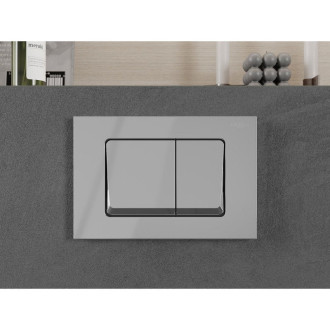 Pneumatické splachovací tlačítko Mexen Fenix Air 10 XS, lesklý chrom - 6A1001