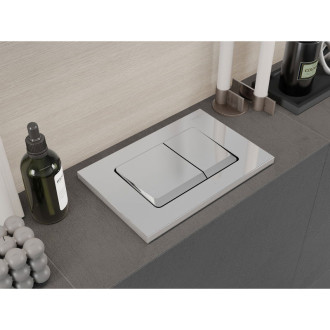 Pneumatické splachovací tlačítko Mexen Fenix Air 10 XS, lesklý chrom - 6A1001