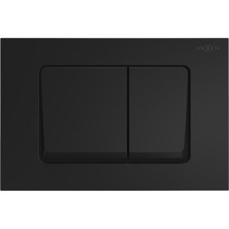 Pneumatické splachovací tlačítko Mexen Fenix Air 10 XS, matně černé - 6A1003