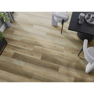 Vzorek vinylové lamely Mexen Cortland 1240 x 182 mm SPC 6,5 mm, podklad IXPE 1,5 mm, 4 V-drážky, dub - F1008-S