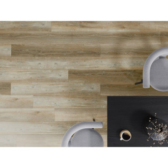 Vzorek vinylové lamely Mexen Cortland 1240 x 182 mm SPC 6,5 mm, podklad IXPE 1,5 mm, 4 V-drážky, dub - F1008-S