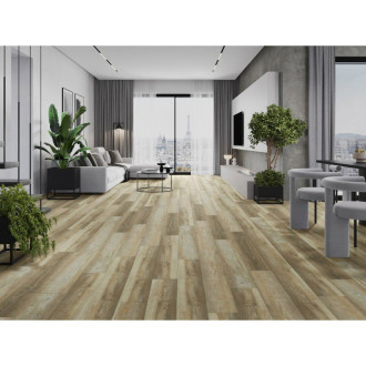 Vzorek vinylové lamely Mexen West Orange 1240 x 182 mm SPC 6,5 mm, podklad IXPE 1,5 mm, 4 V-drážky, dub - F1009-S