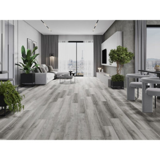 Vzorek vinylové podlahy Mexen Santa Clara 1240 x 182 mm SPC 6,5 mm, podklad IXPE 1,5 mm, 4 V-drážky, dub - F1010-S