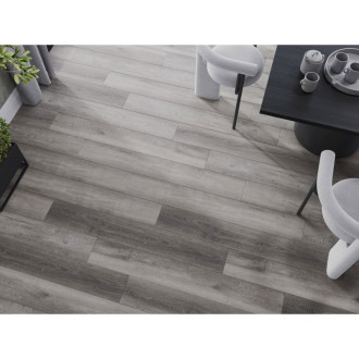 Vzorek vinylové podlahy Mexen El Monte 1240 x 182 mm SPC 6,5 mm, podklad IXPE 1,5 mm, 4 V-drážky, dub - F1011-S