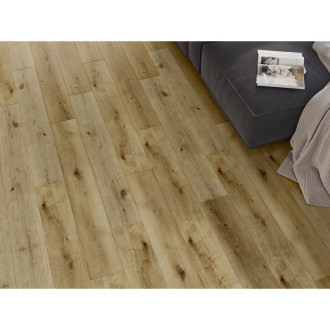 Vzorek vinylové lamely Mexen Oakley 1240 x 182 mm SPC 6,5 mm, podklad IXPE 1,5 mm, 4 V-drážky, dub - F1030-S