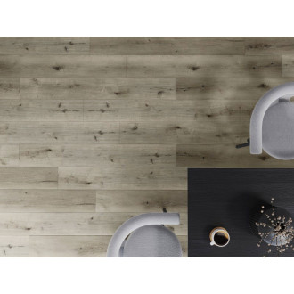 Vzorek vinylové lamely Mexen Bevil Oaks 1240 x 182 mm SPC 6,5 mm, podklad IXPE 1,5 mm, 4 V-drážky, dub - F1036-S