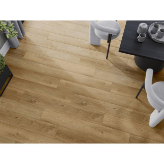 Vzorek vinylové podlahy Mexen Sunset Hills 1240 x 182 mm SPC 6,5 mm, podklad IXPE 1,5 mm, 4 V-drážky, dub - F1037-S