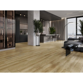 Vzorek vinylové podlahy Mexen Manhattan 1240 x 182 mm SPC 6,5 mm, podklad IXPE 1,5 mm, 4 V-drážky, dub - F1041-S