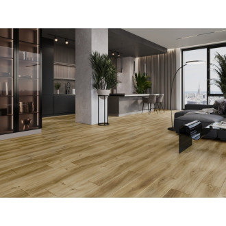 Vzorek vinylové podlahy Mexen Amsterdam 1240 x 182 mm SPC 6,5 mm, podklad IXPE 1,5 mm, 4 V-drážky, dub - F1042-S